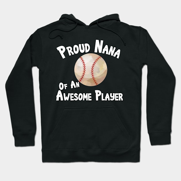 Favorite Player Nana Love Softball Player Hoodie by Magic Ball